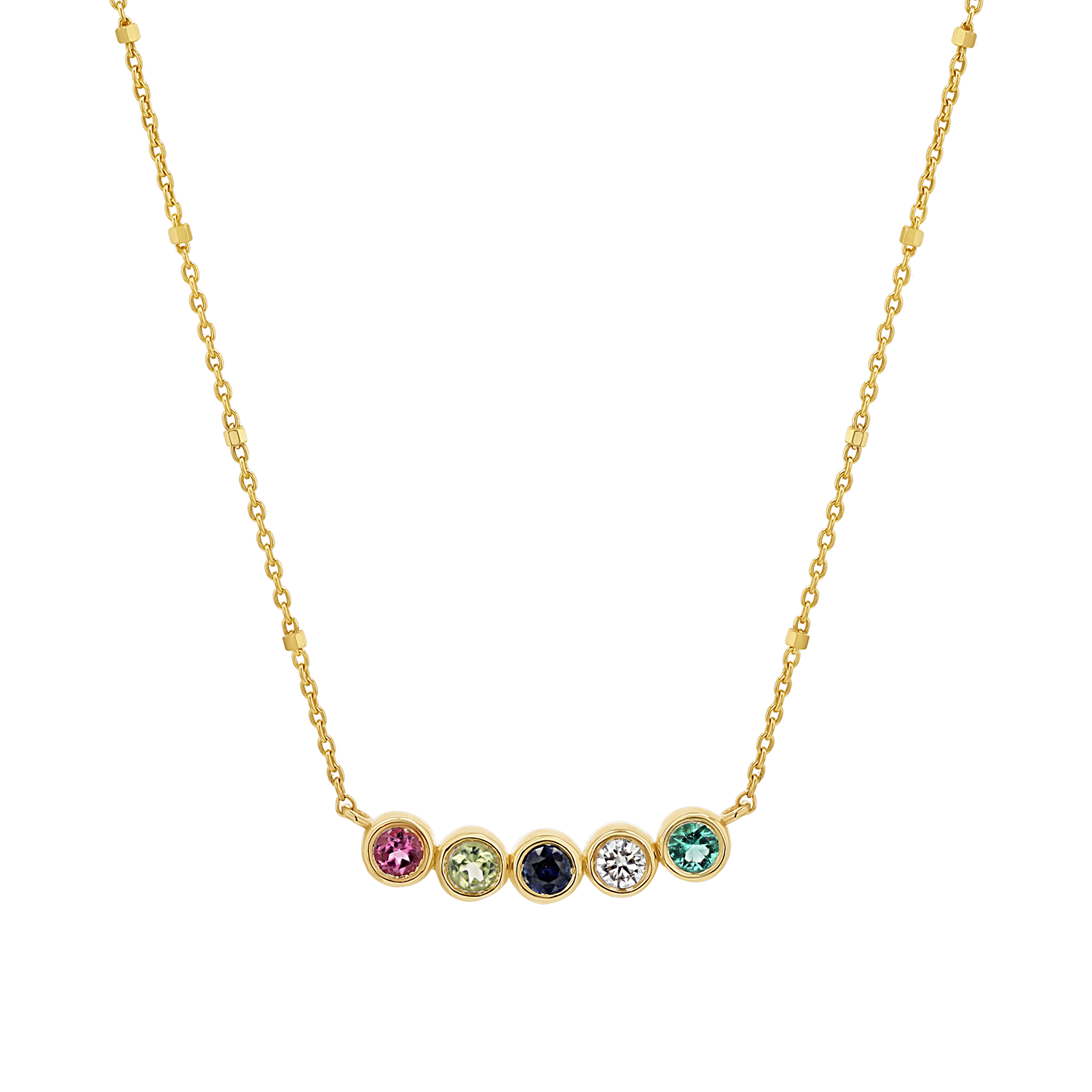 Birthstone Necklace 14K Gold by Baby Gold - Image 3